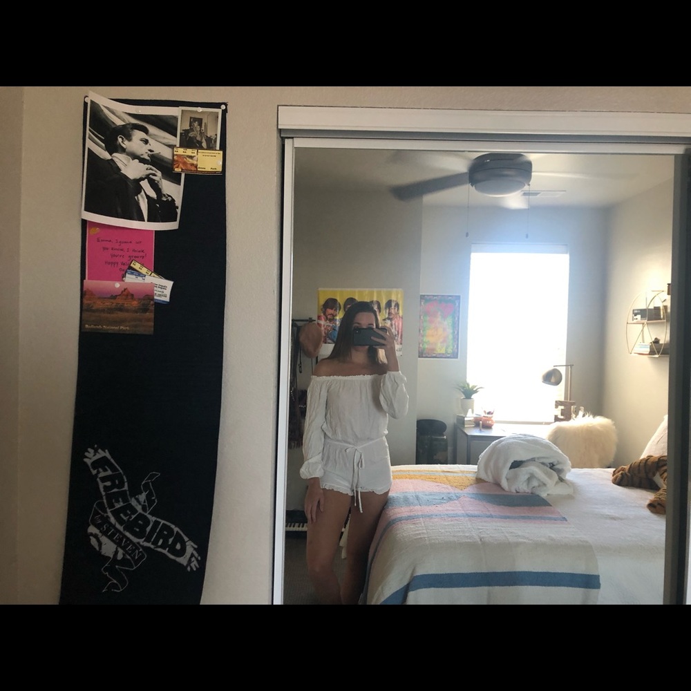 Brandy Melville white romper